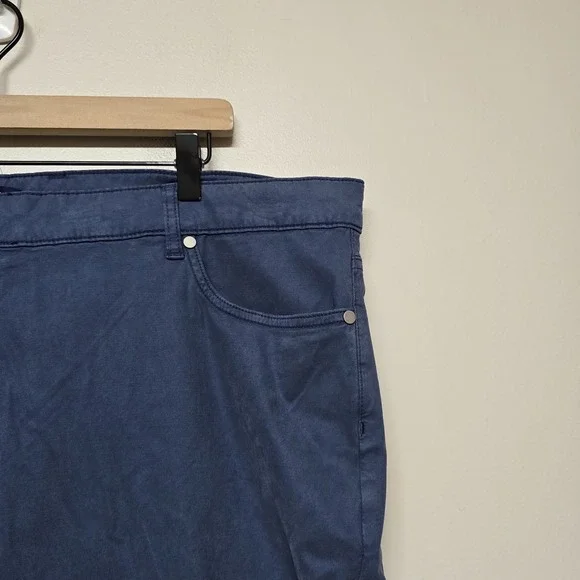 PETER MILLAR Crown Crafted Wayfare Five-Pocket Pant Casual RIVI Blue Sz 44 NWT